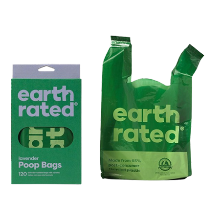 Earth Rated Dog Poop Bags with Handles.