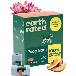 Earth Rated Dog Poop Bags with Handles.